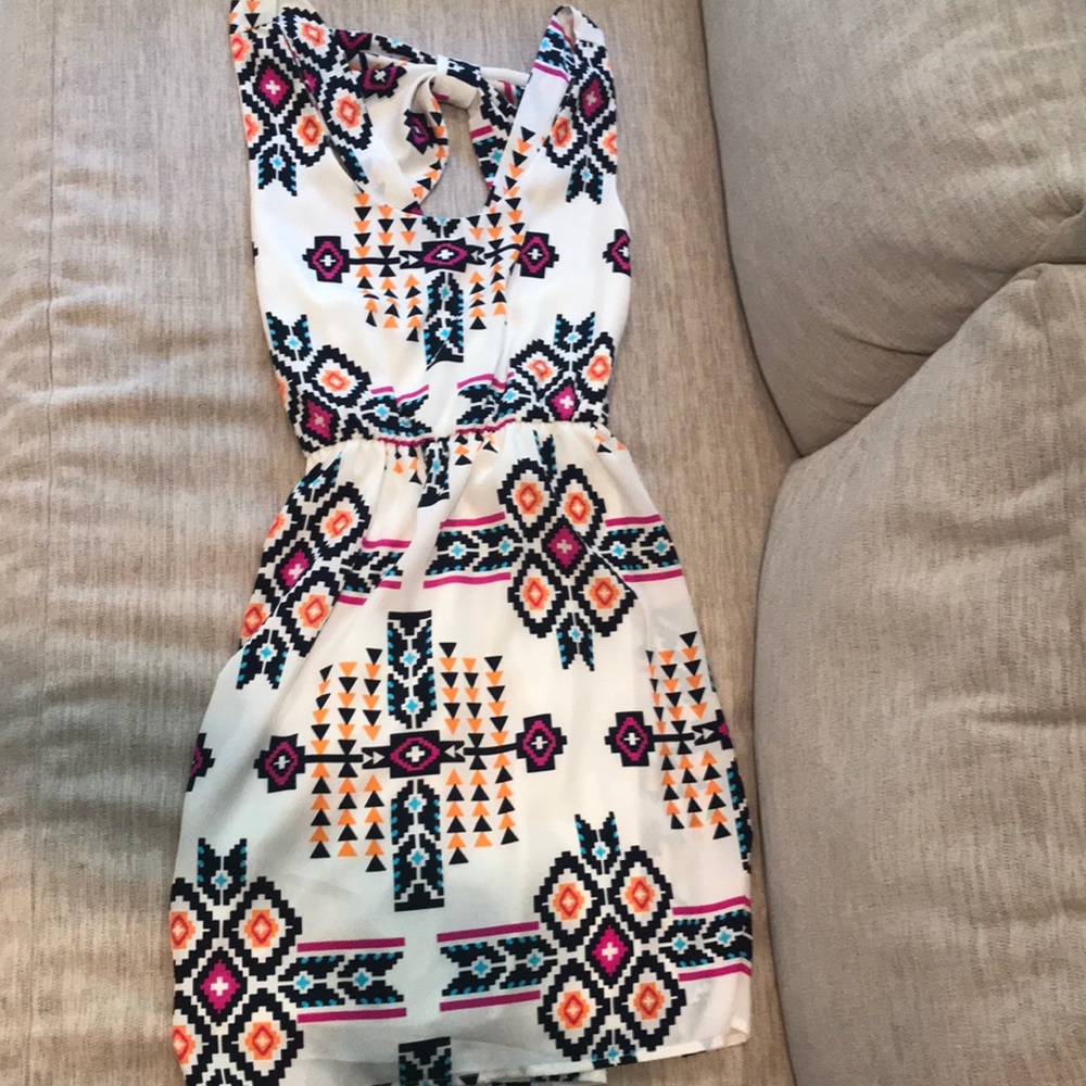 Rachel Kate Aztec Print Dress